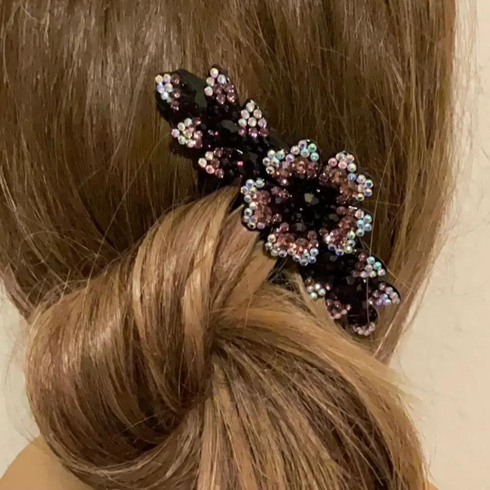 They are here! Beautiful Crystal Hair Combs
